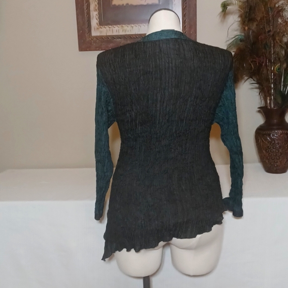 Sz S/M Vintage 2-Piece Blouse Set by Exotic - Picture 9 of 12